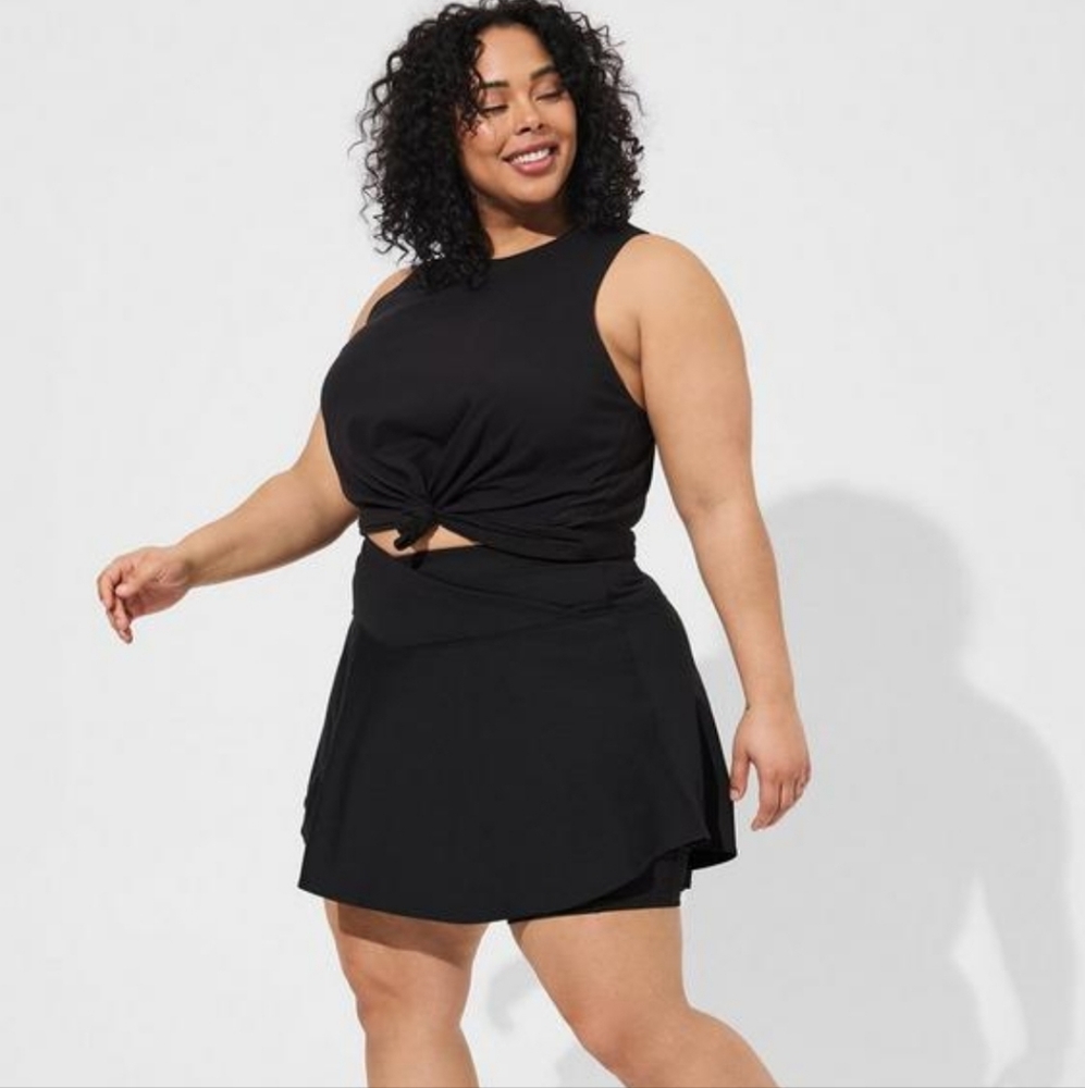 Torrid Performance 2fer Active Skirt with Bike Shorts